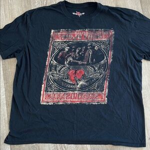 🎉 CLEARANCE GUC Men's Black Tom Petty MOJO TOUR Graphic T-Shirt xxl